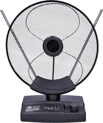 Solight antenă de interior DVB-T2/FM cu amplificator 36 dB