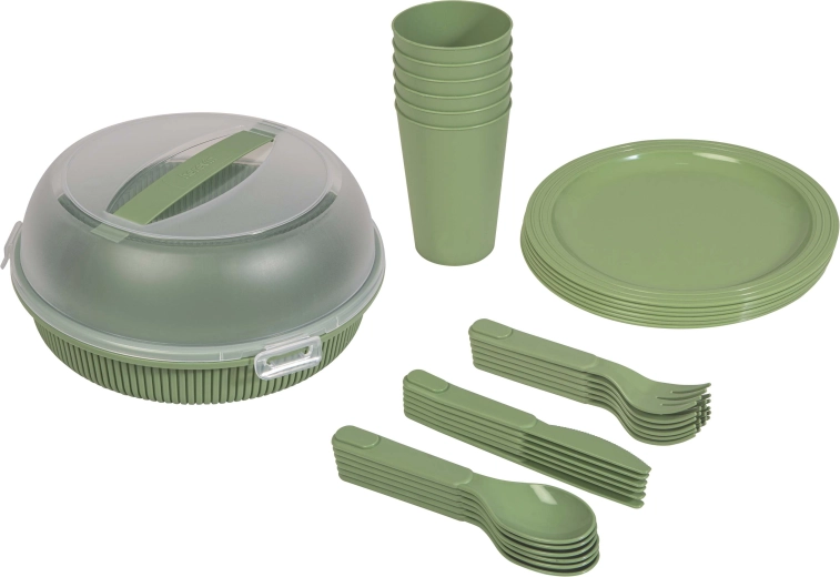 Set de veselă pentru picnic Toro, 32 de piese