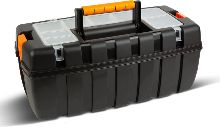 Valiză din plastic pentru scule cu organizator 55 × 27 × 23 cm