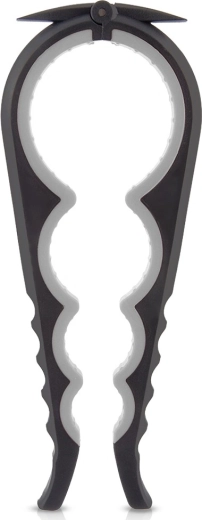 Deschizător universal de borcane 4‑în‑1 cu prindere din cauciuc