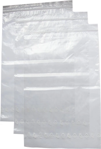 Pungă cu închidere rapidă LDPE 20 × 30 cm, transparentă (100 buc)