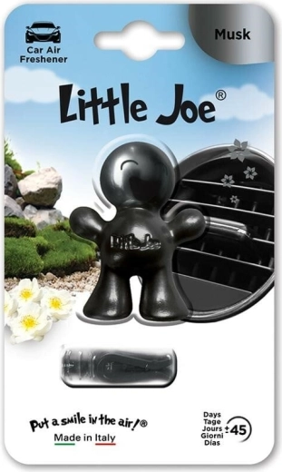 Little Joe Supair Drive 3D Metallic odorizant de aer pentru mașină piżmo - 1 bucată