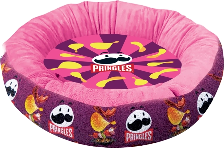 Culcuș Pringles Purple pentru animale de companie