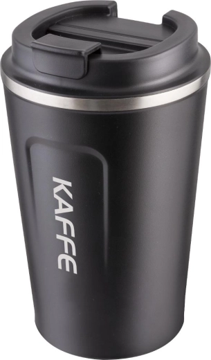 Cană termoizolantă Lamart Kaffee 350 ml neagră