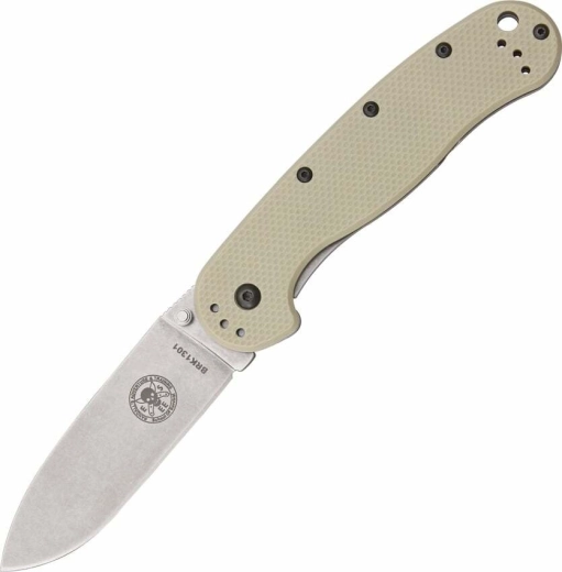 ESEE Avispa Desert Tan – cuțit de buzunar outdoor 8,9 cm, satin, maro, FRN