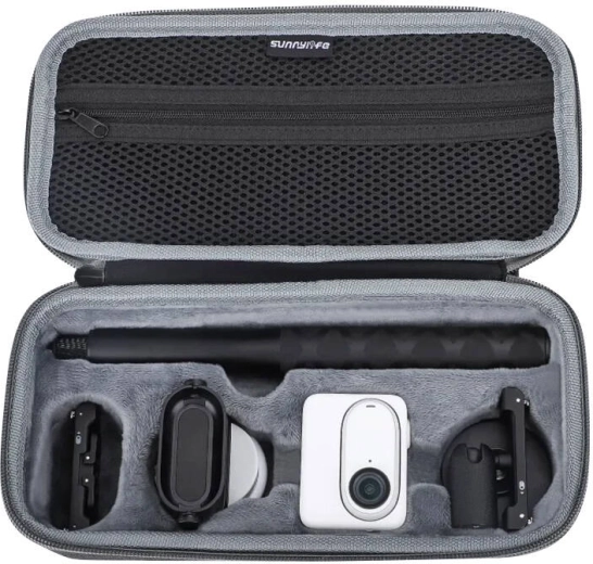 Husă de protecție Sunnylife pentru Insta360 GO 3 și GO 3S (neagră)