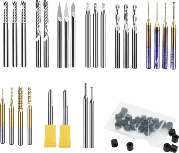 Set de freze MAKERA Carvera essential extended (52 bucăți)