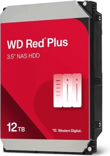Western Digital WD Red Plus 12 TB 3,5" HDD pentru NAS