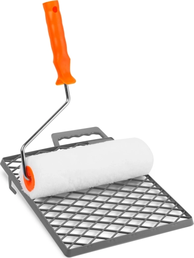 Trafalet pentru vopsit cu mâner și grilă, 240 mm