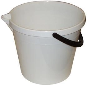 Găleată cu gradare și gură de scurgere 7 l, mix de culori