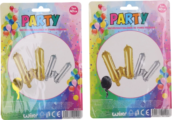 Balon gonflabil în formă de literă W