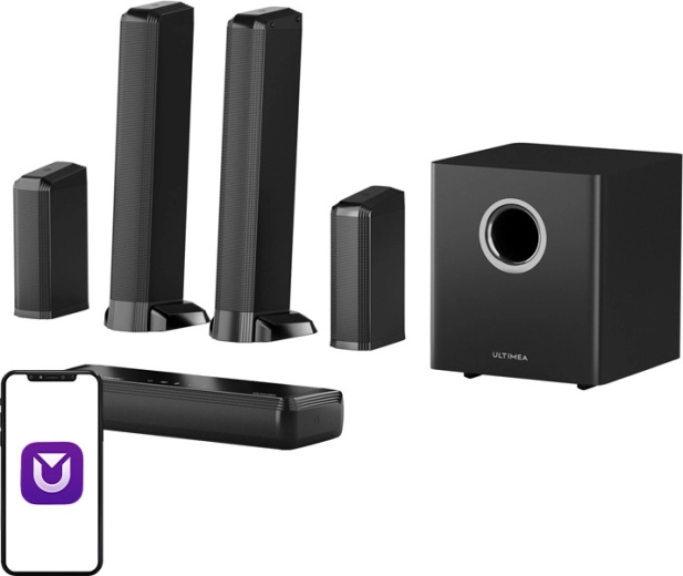 Ultimea Apollo S90 soundbar 9.1 cu Dolby Atmos și iluminare RGB