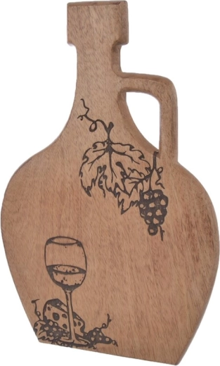 Tocător din lemn de mango în nuanță vin 40 × 26 cm