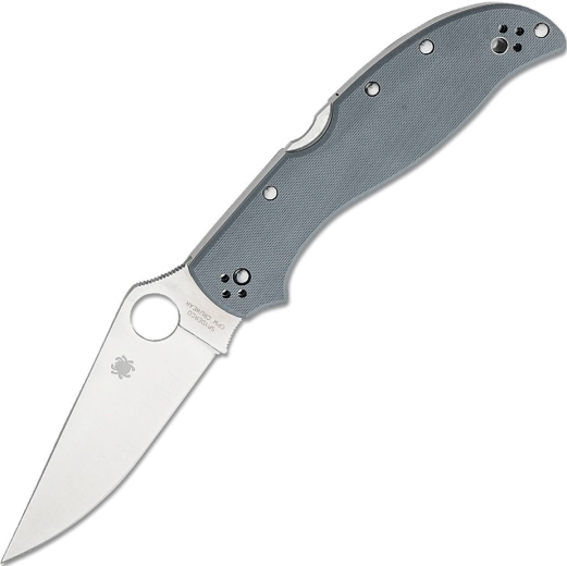 Spyderco Stretch 2 XL cuțit de buzunar 10 cm, satin, G10 gri