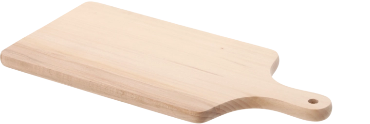 Tocător din lemn de fag 38 × 17,5 cm cu mâner