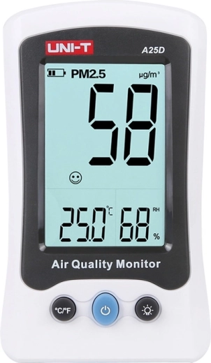 Uni-T A25D – măsurător al calității aerului PM2,5