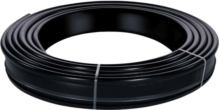 Bordură pentru gazon Garden Diamond 11,5 cm × 6 m negru