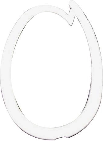 Inele de închidere pentru perdea de baie, transparente, plastic, 10 buc