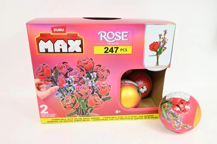 ZURU MAX-MAS flori în glob – set trandafir și lavandă
