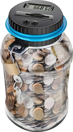 Pușculiță digitală Renew Force cu contor de monede 1,8 l - 1 bucată