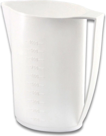 Cană pentru lapte la pungă 1 l, plastic, mix de culori