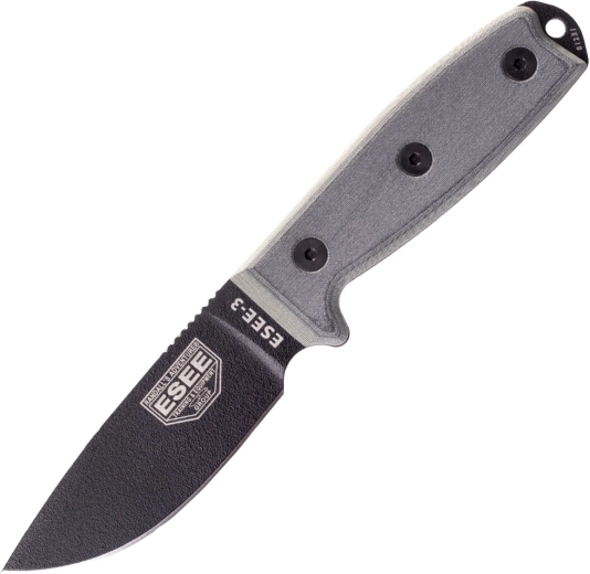 ESEE Model 3 – cuțit versatil cu teacă Coyote