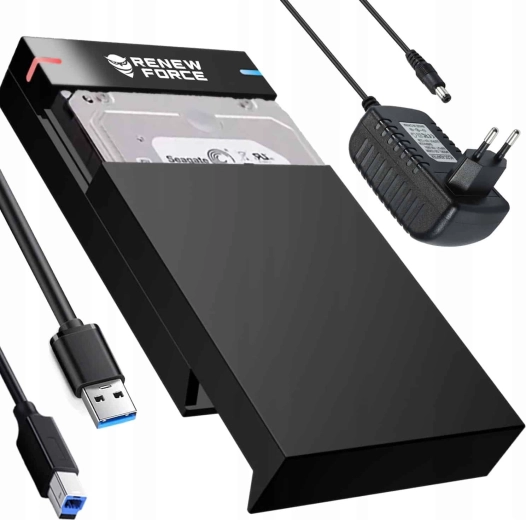 Renew force carcasă externă USB 3.0 pentru SATA HDD/SSD 2,5" și 3,5"