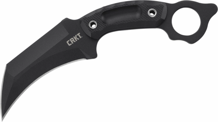 CRKT Du Hoc Black cuțit de luptă karambit 12,9 cm cu teacă