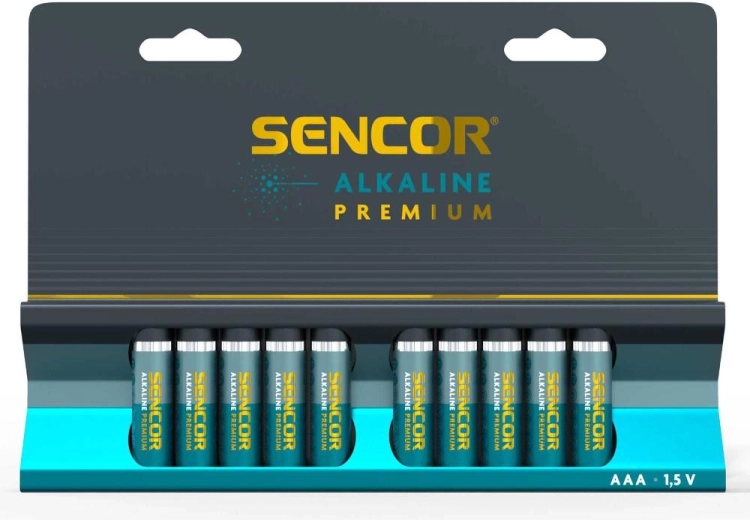 Baterii alcaline Sencor AAA Premium - 10 bucăți