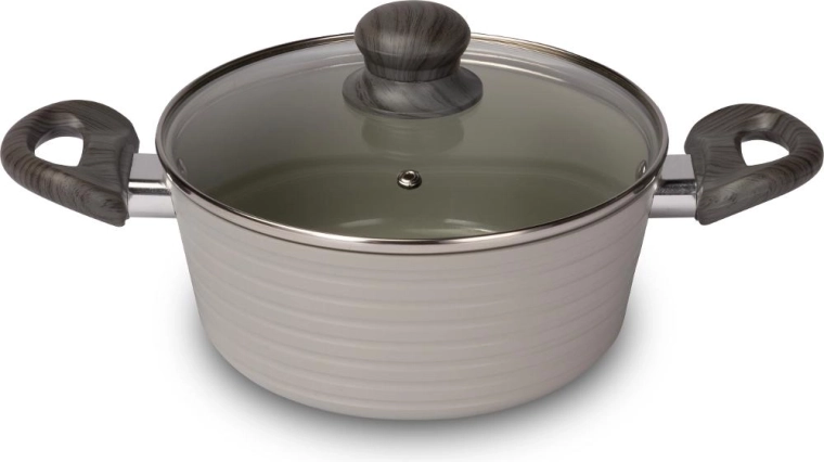 Cratită Lamart Stripe cu capac, 20 cm