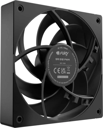 Ventilator Fury Sai S12 PWM negru