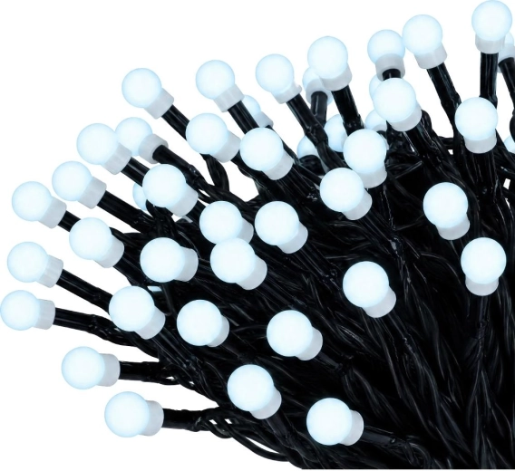 Instalație LED de Crăciun RETLUX Cherry cu 200 LED-uri, alb rece, 20 m
