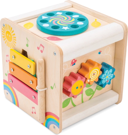 Cub educativ din lemn cu activități Le Toy Van