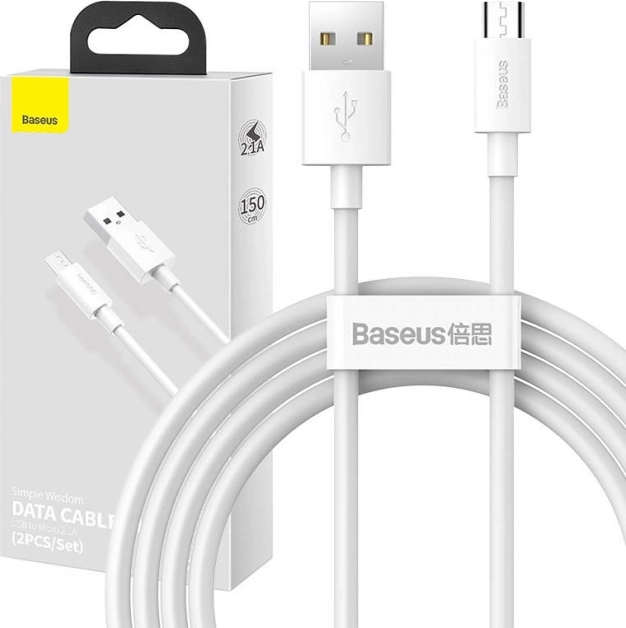 Set de cabluri de date Baseus USB la Micro 2,1A 1,5m