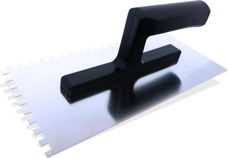 Gletieră din oțel inoxidabil cu dinți 8 mm, 270 × 125 mm