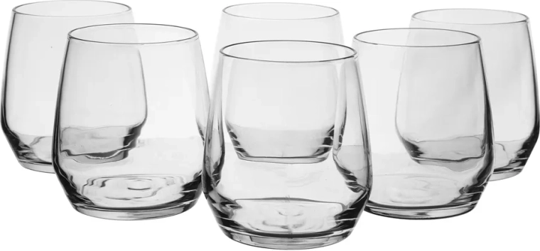 Rubin set de 6 pahare 370 ml