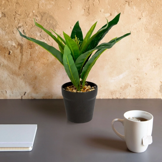 Plantă decorativă artificială, arbore verde de șofran