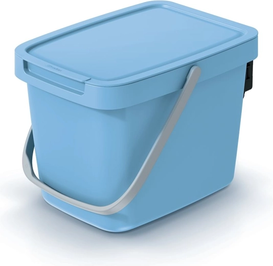 Coș de gunoi Systema Q Collect 6 l albastru deschis