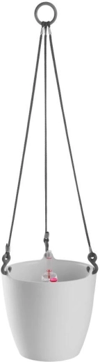 Ghiveci suspendat ARIELLA 25 cm alb