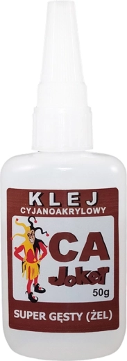 Adeziv cianoacrilat (CA) cu prindere în câteva secunde Joker, gel super dens, 50 g