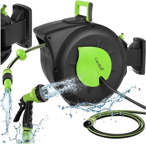 Tambur automat de perete pentru furtun de grădină 30 m GARDLOV