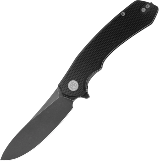 Petrified Fish Waterspout cuțit pliabil de buzunar 9 cm black stonewash G10