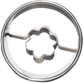 Formă de decupat pentru prăjituri cerc neted cu floare
