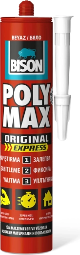 Bison Poly Max Express adeziv și chit universal alb 425 g