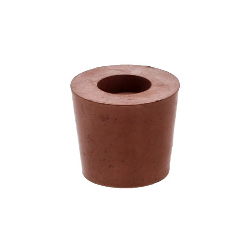 Dop conic din cauciuc cu orificiu de 9 mm pentru damigene și sticle