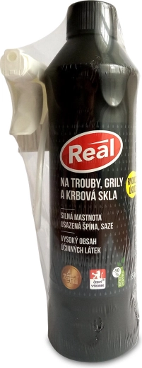 Real detergent pentru cuptoare, grătare și sticle de șemineu 550 g