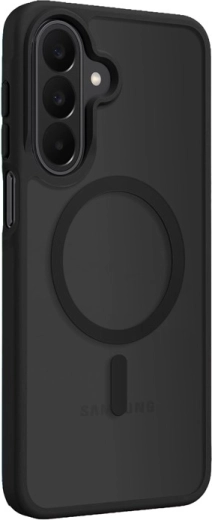 Crong Hybrid matte magnetic MagSafe husă de protecție pentru Samsung Galaxy A27 5G neagră