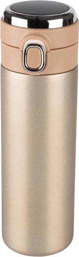 Cană termo 420 ml cu afișaj LED, aurie
