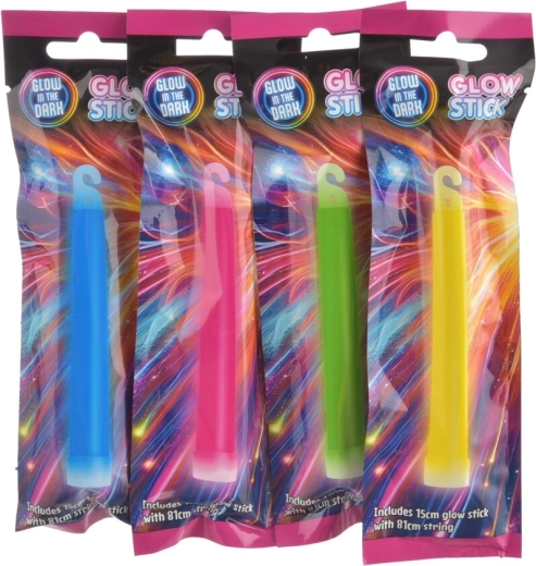 Bețișoare luminoase colorate din plastic UH 15 cm