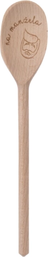 Lingură de lemn „Pentru soț” 30 cm